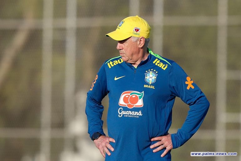 أنشيلوتي يستدعي رافينيا ويستبعد لاعبي ريال مدريد من قائمة البرازيل